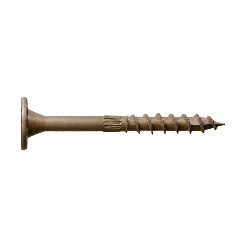 Simpson Strong-Tie SDWS22300DB-R50 (0.220 x 3) Strong-Drive SDWS Timber Screw Exterior Grade with Double-Barrier Coating T40 Tan (50 Pack)