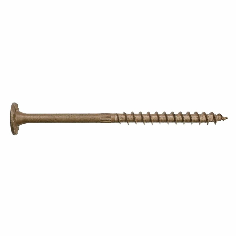 Simpson Strong-Tie SDWS22400DBMB (0.220 x 4) Strong-Drive SDWS Timber Screw Exterior Grade with Double-Barrier Coating T40 Tan (250 Pack)