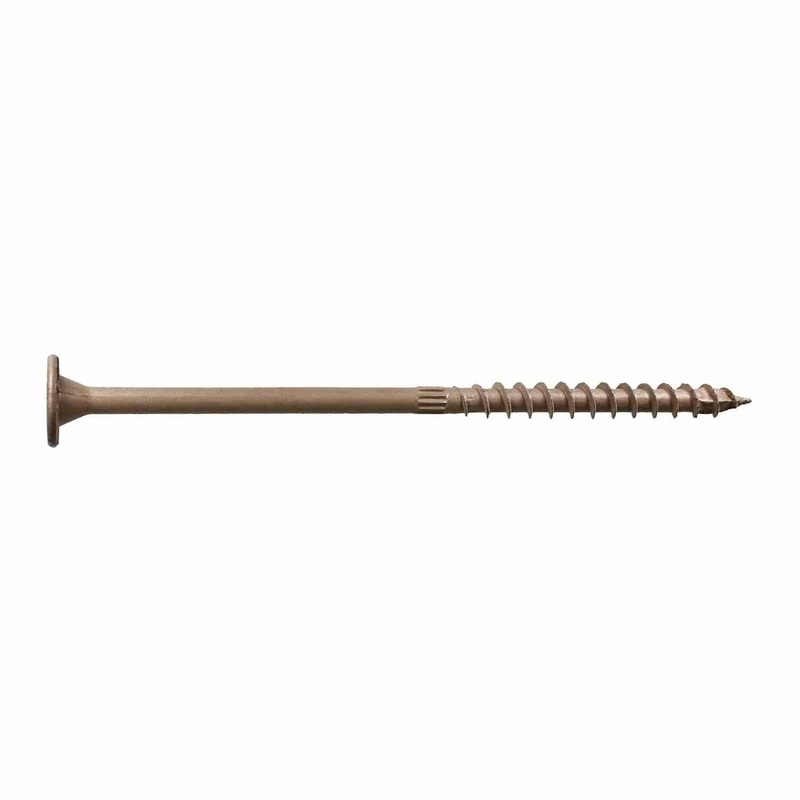 Simpson Strong-Tie SDWS22600DB-R50 (0.220 x 6) Strong-Drive SDWS Timber Screw Exterior Grade with Double-Barrier Coating T40 Tan (50 Pack)