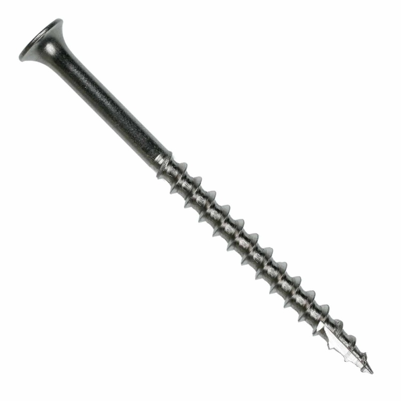 Simpson Strong-Tie T10300DT5 (#10 x 3 T25) Bugle-Head Wood Screw, 6-Lobe Drive, Type 316 Stainless Steel (5 lb. Tub)