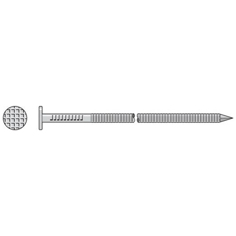 Simpson Strong-Tie S3NCXW1 (1-1/4 x 0.072) Trim Nail White Painted Head Type 304 Stainless Steel (1 lb. Tub)