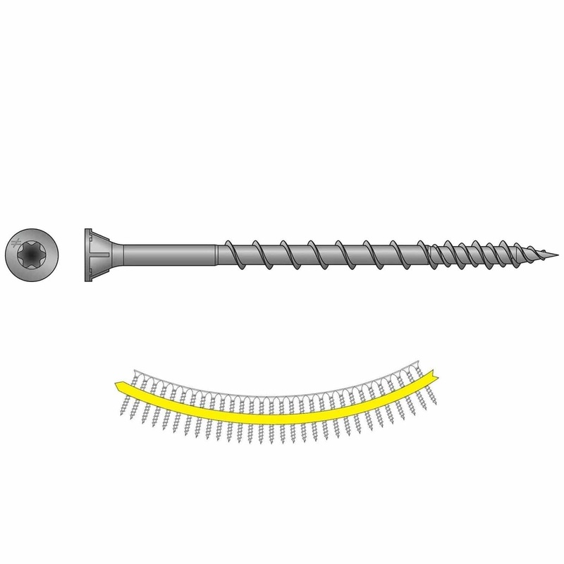 Simpson Strong-Tie WSVF3S (#9 x 3 T25) Subfloor Screw with Quik Guard Coating (1000 Pack)