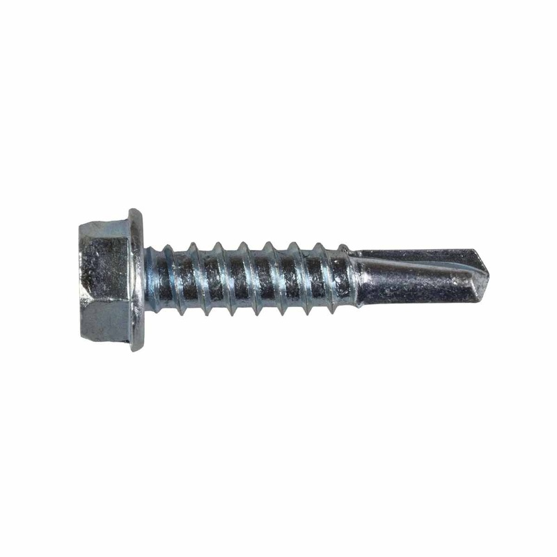 Simpson X34B1016-5K Strong-Tie Simpson #10 x 3/4 Strong-Drive Self-Drilling X Metal Screw Clear Zinc Coating for Steel Decking and Framing – 5000 Pack