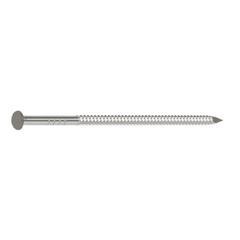 Simpson Strong-Tie S16SNDG5 (3-1/2 x 0.120) Painted Siding Nail Type 304 Stainless Steel, Gray (5 lb. Tub)
