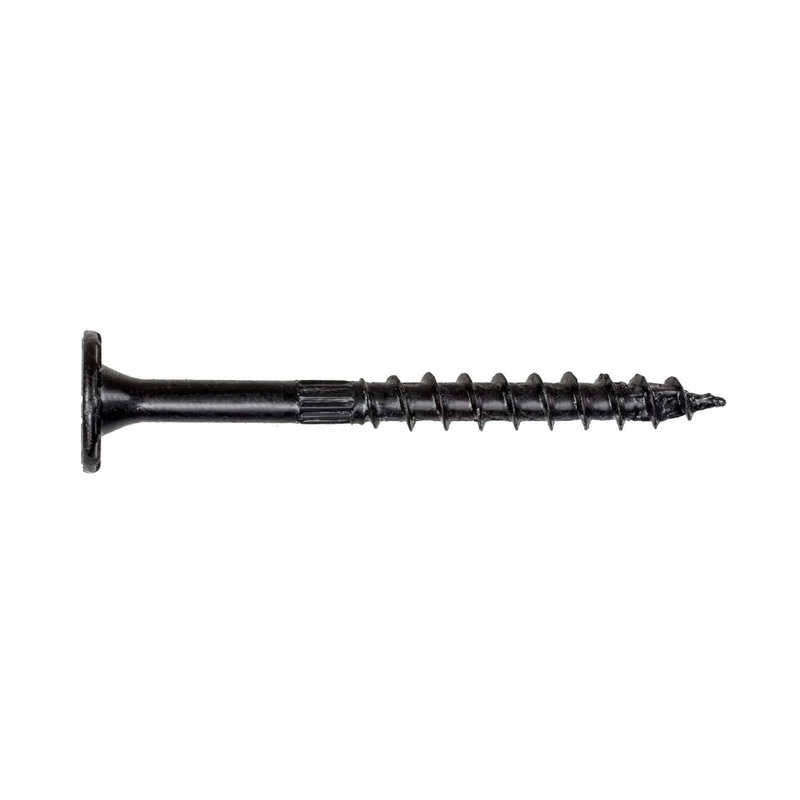 Simpson Strong-Tie SDWS22312DBB-R50 (.220 x 3-1/2) Outdoor Accents Structural Wood Screw Black Double-Barrier Coating (50 Pack)