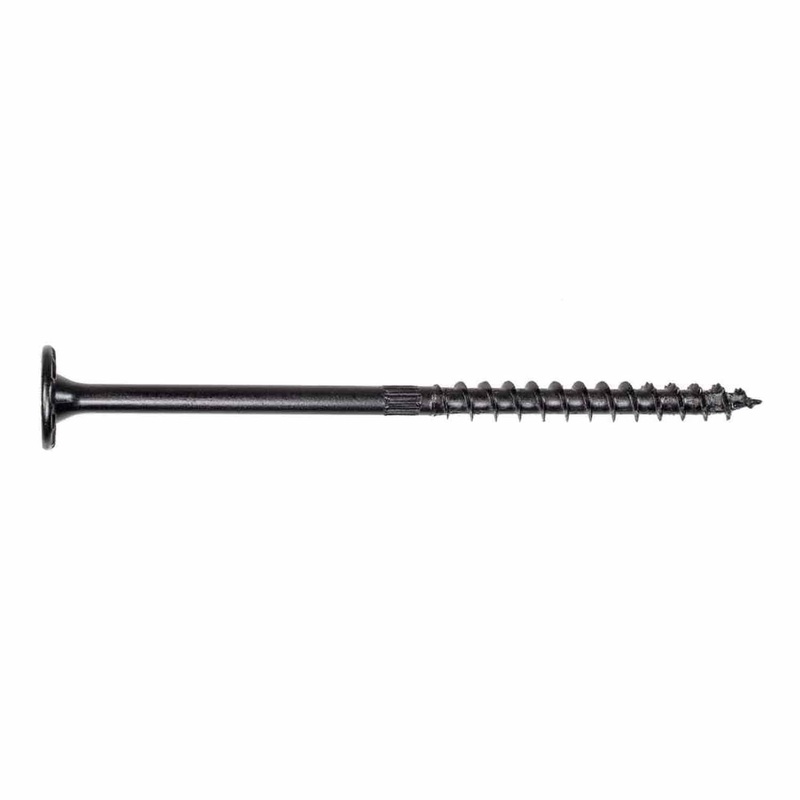 Simpson Strong-Tie SDWS22512DBBRC12 (.220 x 5-1/2) Structural Wood Screw with Double-Barrier Coating, Black (12 Pack)