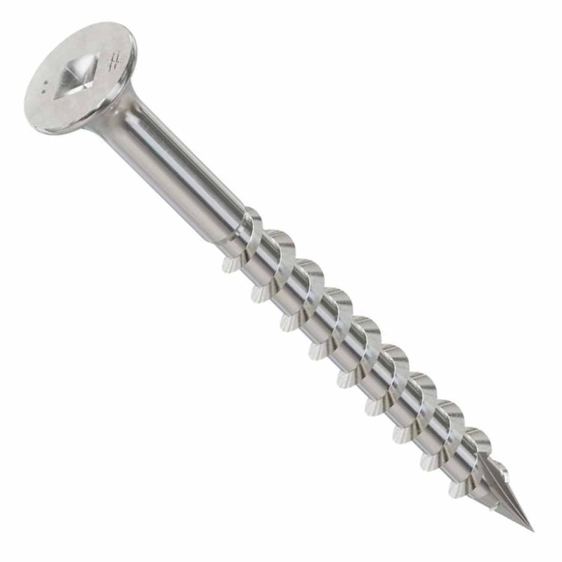 Simpson Strong-Tie SSWSC212BS (#8 x 2-1/2) Roofing Tile Screw Collated Type 305 Stainless Steel (1500 Pack)