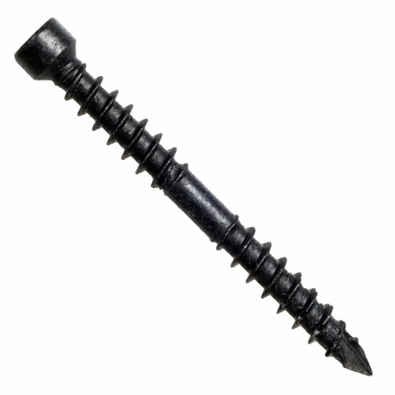 Simpson Strong-Tie SWD18212DBB-R50 (0.180-in x 2-1/2-in T30) Strong-Drive SWD Double-Threaded Screw Black (50 Pack)
