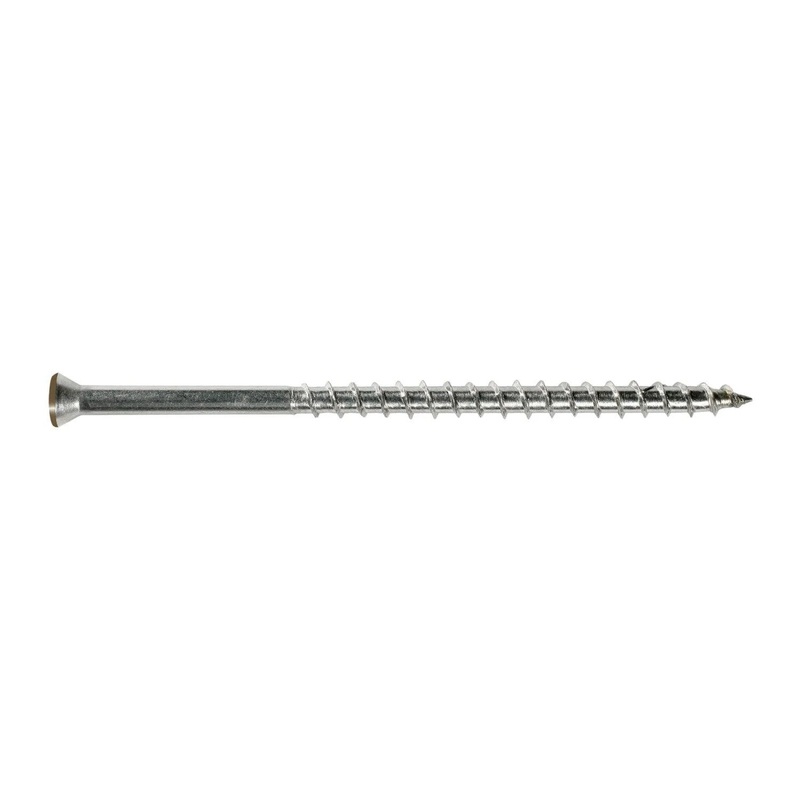 Simpson Strong-Tie T07225FT70BR01 (#7 x 2-1/4) Trim-Head Screw, 6-Lobe Drive, T15 Type 316, Brown 01 (70 Pack)