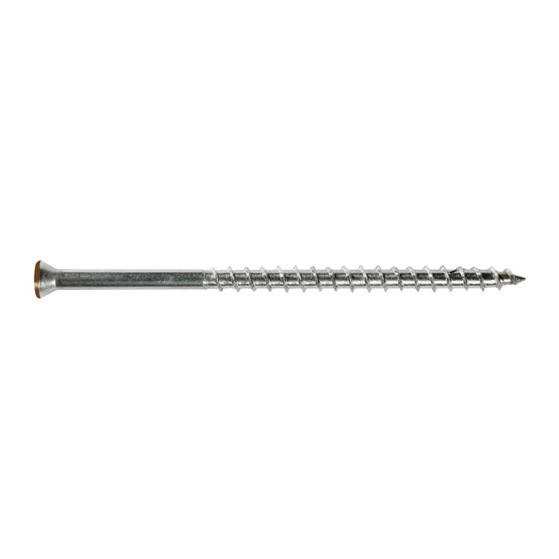 Simpson Strong-Tie T07225FT70TN01 (#7 x 2-1/4) Trim-Head Screw, 6-Lobe Drive, T15 Type 316, Tan 01 (70 Pack)