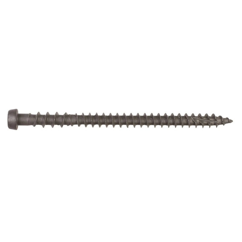 Simpson Strong-Tie DCU234SGR04 (#10 x 2-3/4) Deck-Drive DCU Composite Screw Collated Quik Guard Gray 04 (1000 Pack)