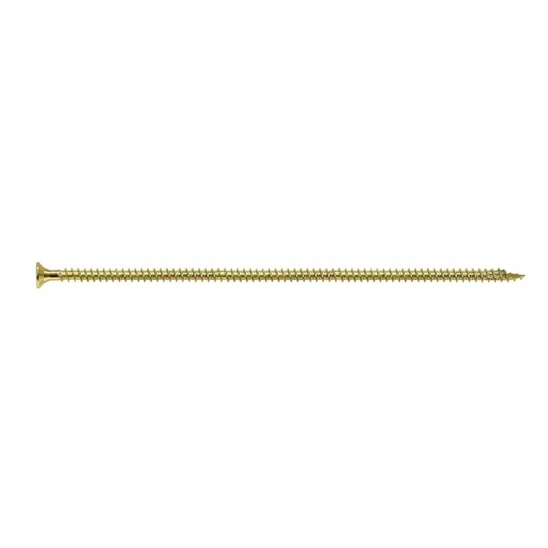 Simpson Strong-Tie SDCF221134 (0.315 x 11-3/4) Strong-Drive SDCF TIMBER-CF Screw T40, Yellow Zinc (250 Pack)