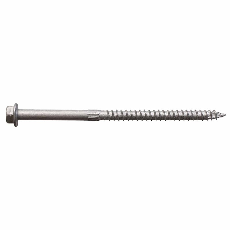 Simpson Strong-Tie SDS25412-R10 (1/4 x 4-1/2) Strong-Drive SDS Heavy-Duty Connector Screw Double-Barrier Coating (10 Pack)