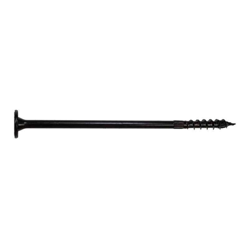 Simpson Strong-Tie SDW22600MB (.220 x 6) Strong-Drive SDW Truss-Ply Screw T40 6-Lobe with E-coat Finish (200 Pack)