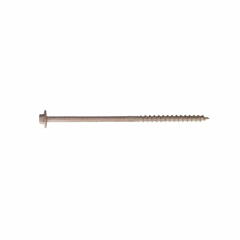 Simpson Strong-Tie SDWH19600DB (0.195 x 6 5/16 Hex) Timber-Hex Screw with Double-Barrier Coating (600 Pack)