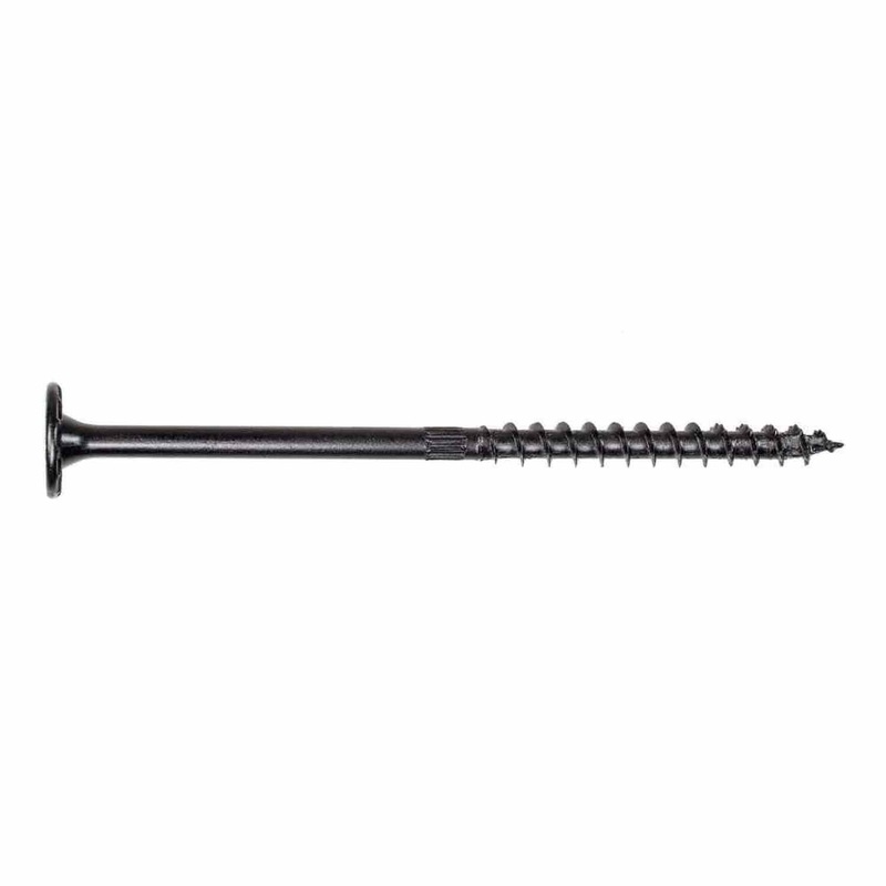 Simpson Strong-Tie SDWS22512DBB-R50 (.220 x 5-1/2) Structural Wood Screw T40 Star Double Barrier Black (50 Pack)