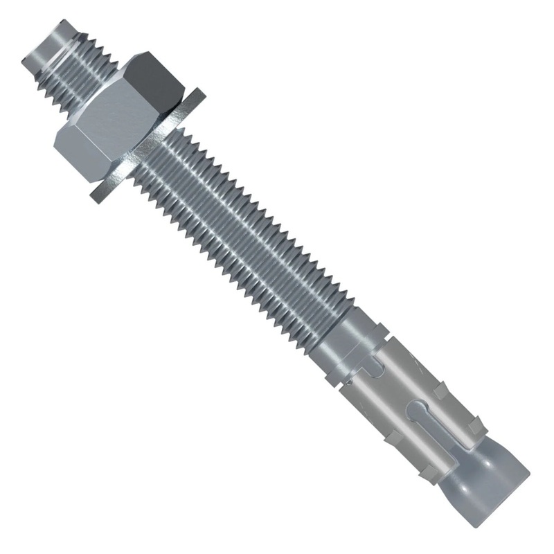 Simpson Strong-Tie STB2-75614F10 (3/4 x 6-1/4) Strong-Bolt 2 Wedge Anchor Fully Assembled (10 Pack)