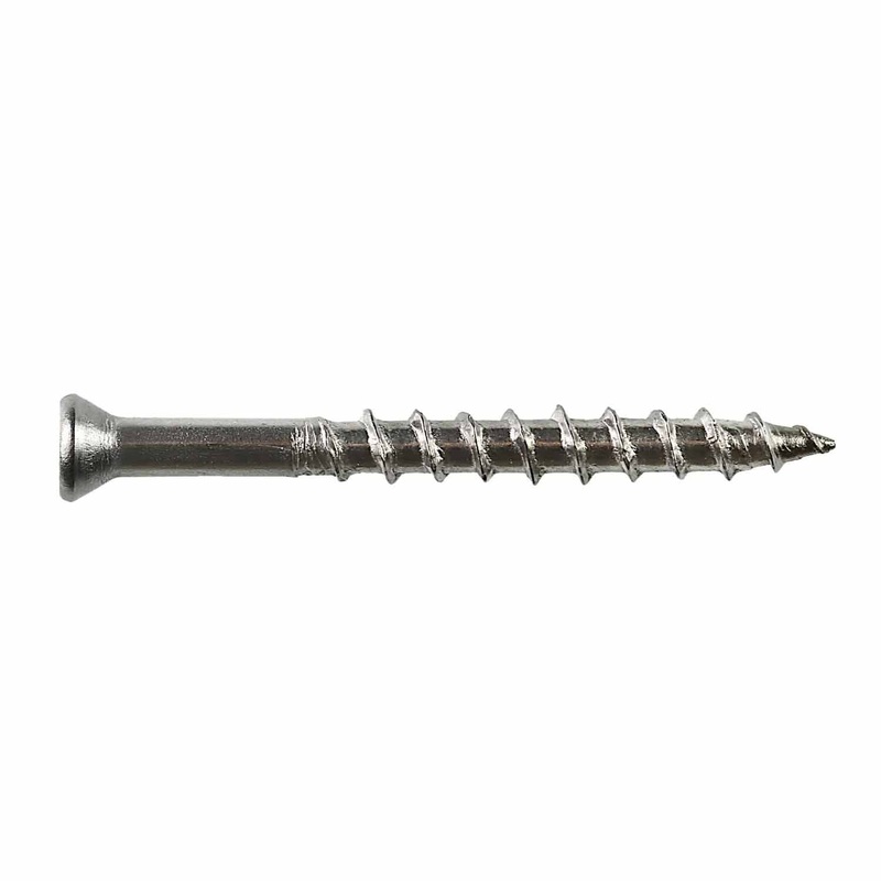 Simpson Strong-Tie T07162WPP (#7 x 1-5/8) T15 Trim Head Wood Screw – Type 316 Stainless Steel (350 Pack)