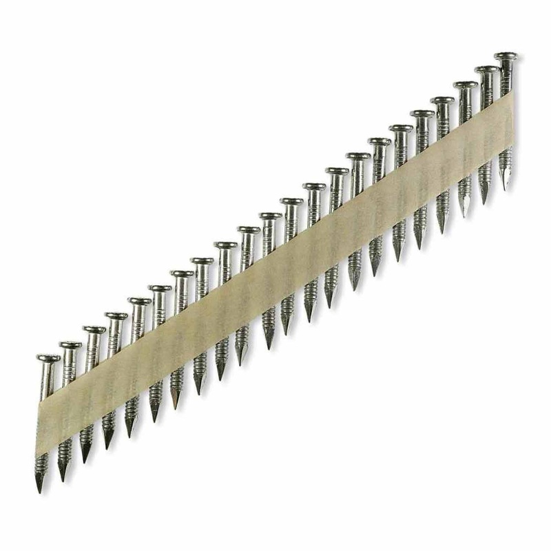 Simpson Strong-Tie T9A250MCN (33 Degree x 2-1/2 x .148) SCNR Ring-Shank Connector Nail Type 316 Stainless Steel (1000 Pack)