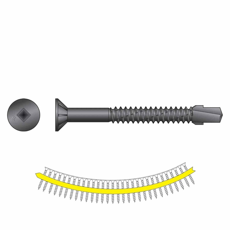 Simpson Strong-Tie TBP1460S (#14 x 2-3/8) Strong-Drive TB Wood-to-Steel Screw Collated Black Phosphate Coating (750 Pack)