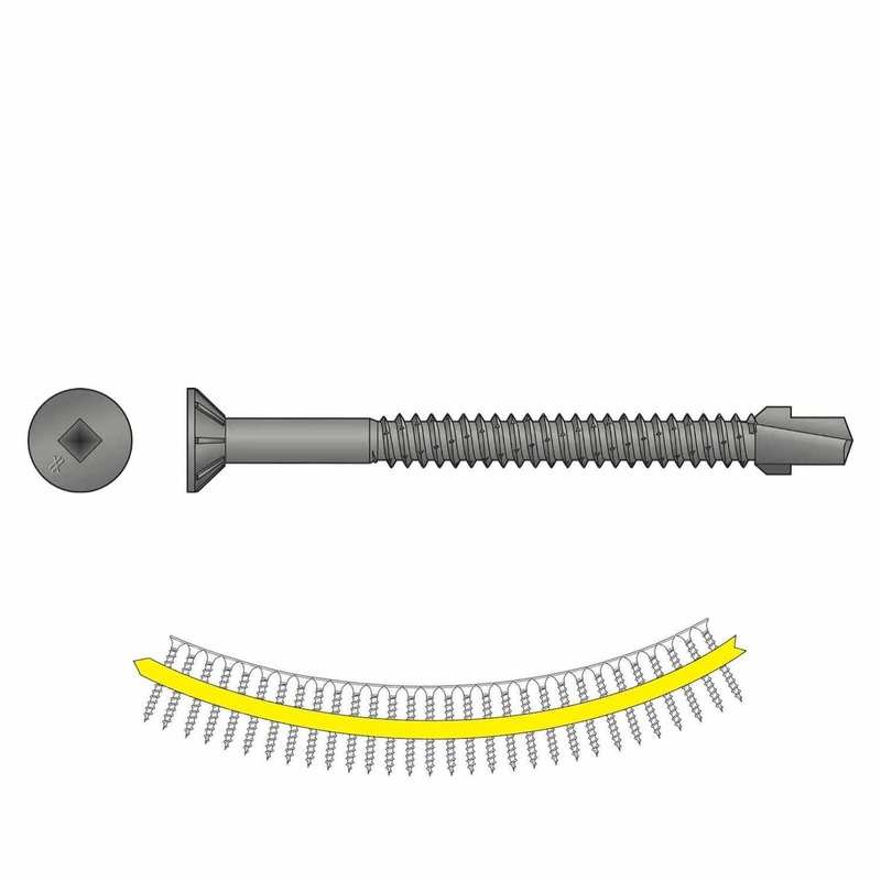 Simpson Strong-Tie TBP1475S (#14 x 3) Strong-Drive TB Wood-to-Steel Screw Collated Black Phosphate Coating (750 Pack)