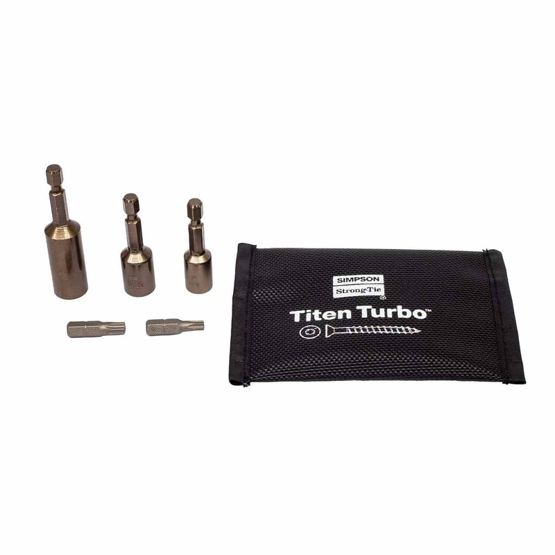 Simpson Strong-Tie TNTINSTALLKIT (3/8) Titen Turbo Installation Tool Kit with Canvas Storage Bag