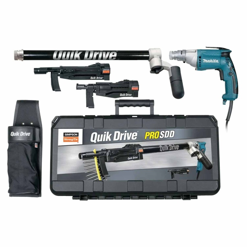 Simpson Strong-Tie PROSDDM25K (2500 RPM) Quik Drive PROSDD Multi-Purpose Combo System with Makita Screwdriver Motor