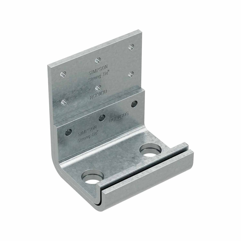 Simpson Strong-Tie RCKW3D-R10 (3) Two-Anchor Kneewall Connector Clip (10 Pack)