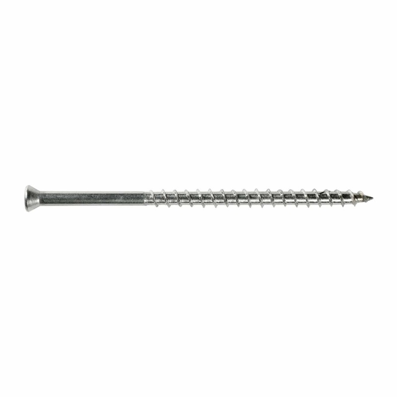 Simpson Strong-Tie S07225FBB (#7 x 2-1/4) Trim-Head Screw, Square Drive Type 305 Stainless Steel (3000 Pack)