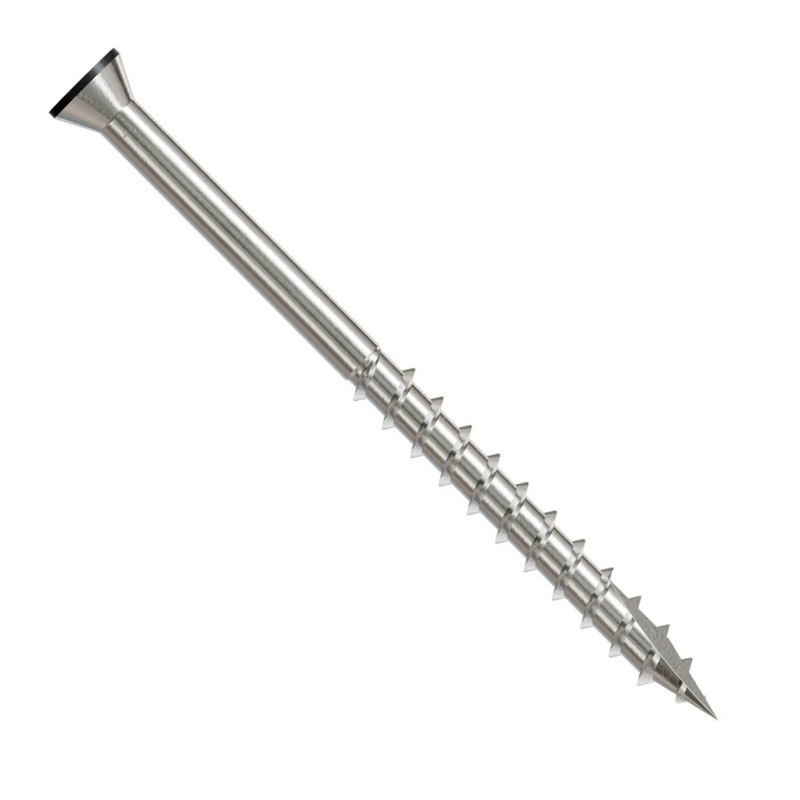 Simpson Strong-Tie S07225FT5WH01 (#7 x 2-1/4) Trim-Head Screw, 6-Lobe Drive, T15 Type 305, White 01 (5 lb. Tub)