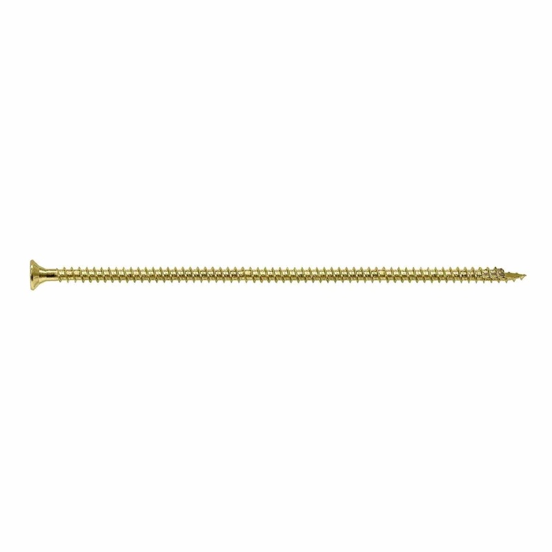 Simpson Strong-Tie SDCF221014 (0.315 x 10-1/4 T40) Yellow Zinc Timber-CF Screw (250 Pack)