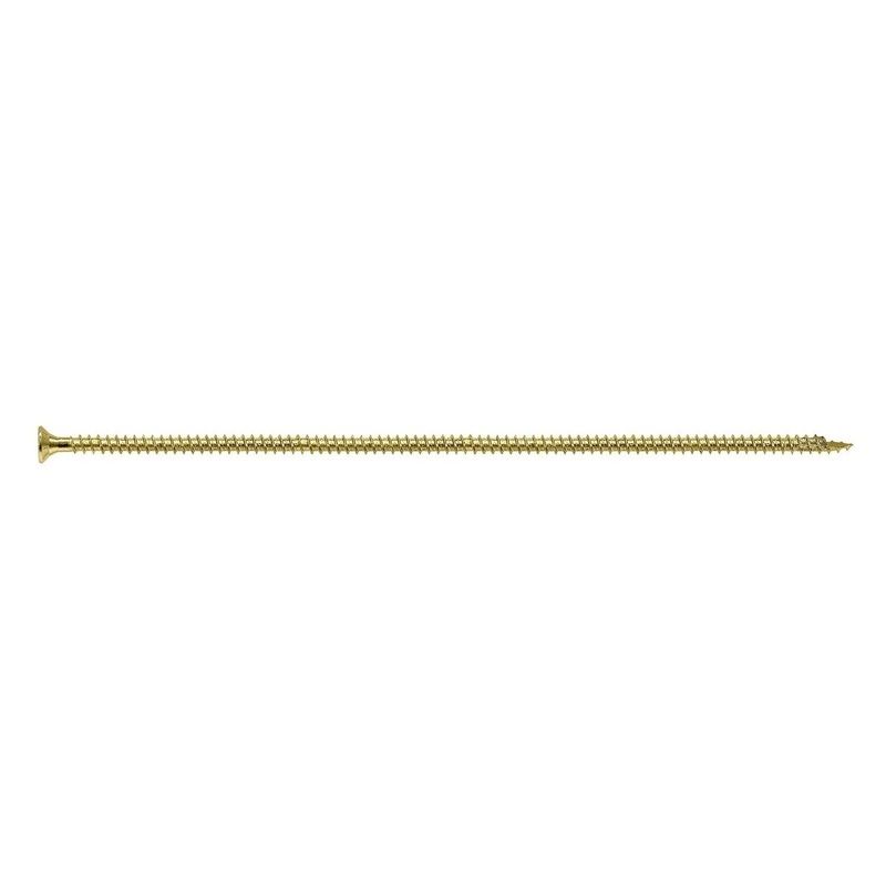 Simpson Strong-Tie SDCF221334-R50 (0.315 x 13-3/4 T40) Strong-Drive SDCF Timber-CF Screw, Yellow Zinc (50 Pack)