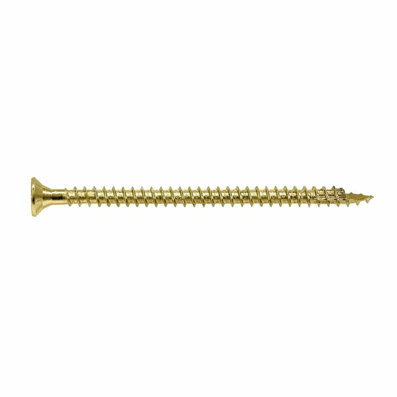 Simpson Strong-Tie SDCF22512 (0.315 x 5-1/2 T40) Yellow Zinc Timber-CF Screw (250 Pack)