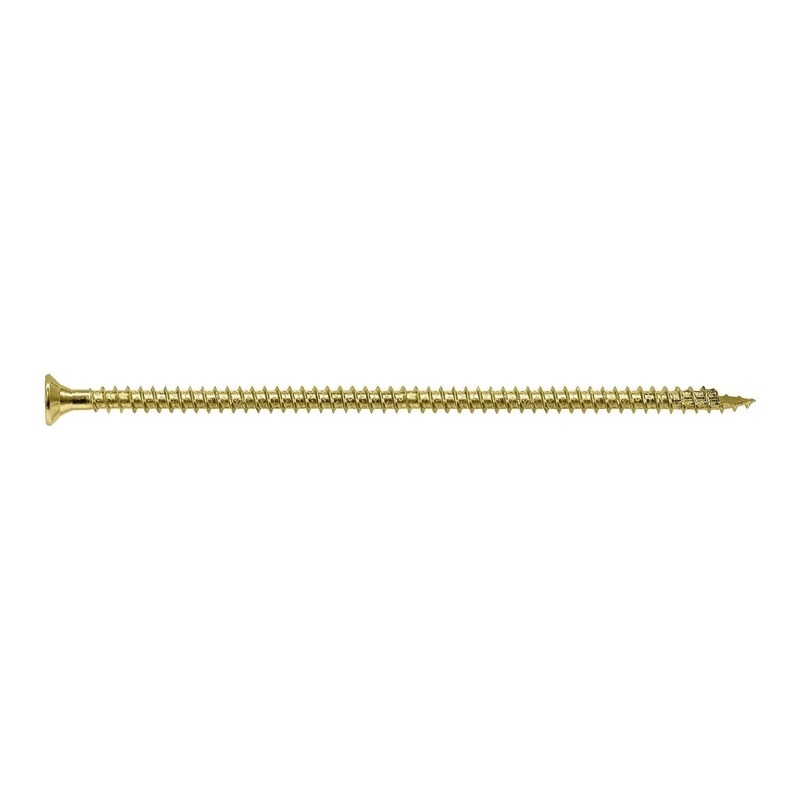 Simpson Strong-Tie SDCF22858-R50 (0.315 x 8-5/8 T40) Strong-Drive SDCF TIMBER-CF Screw, Yellow Zinc (50 Pack)