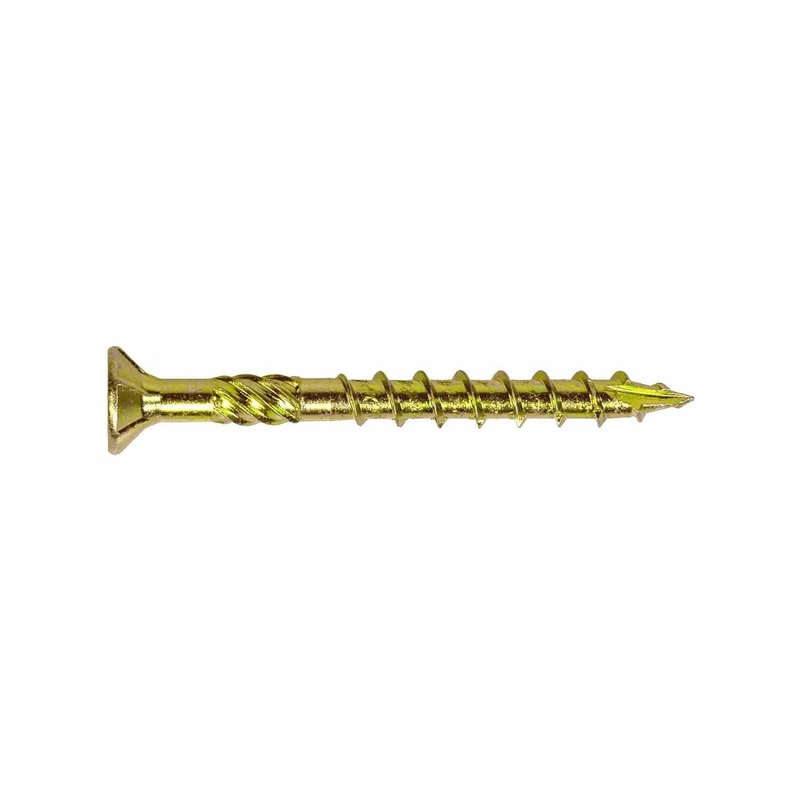 Simpson Strong-Tie SDCP22318 (0.315 x 3-1/8 T40) Strong-Drive SDCP Timber-CP Screw, Yellow Zinc (250 Pack)
