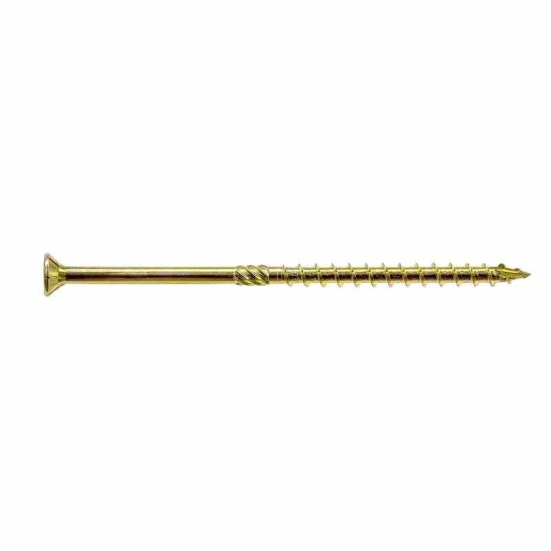 Simpson Strong-Tie SDCP22614 (0.315 x 6-1/4 T40) Strong-Drive SDCP Timber-CP Screw – Yellow Zinc (250 Pack)