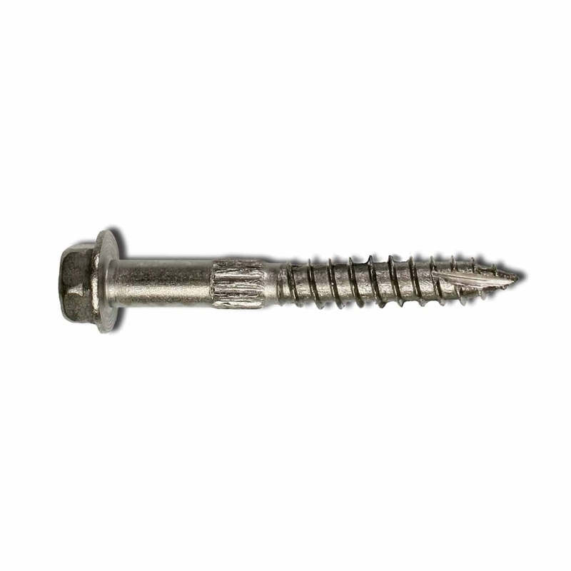 Simpson Strong-Tie SDS25200SS-R25 (1/4 x 2) Strong-Drive SDS Heavy-Duty Connector Screw Type 316 Stainless Steel (25 Pack)