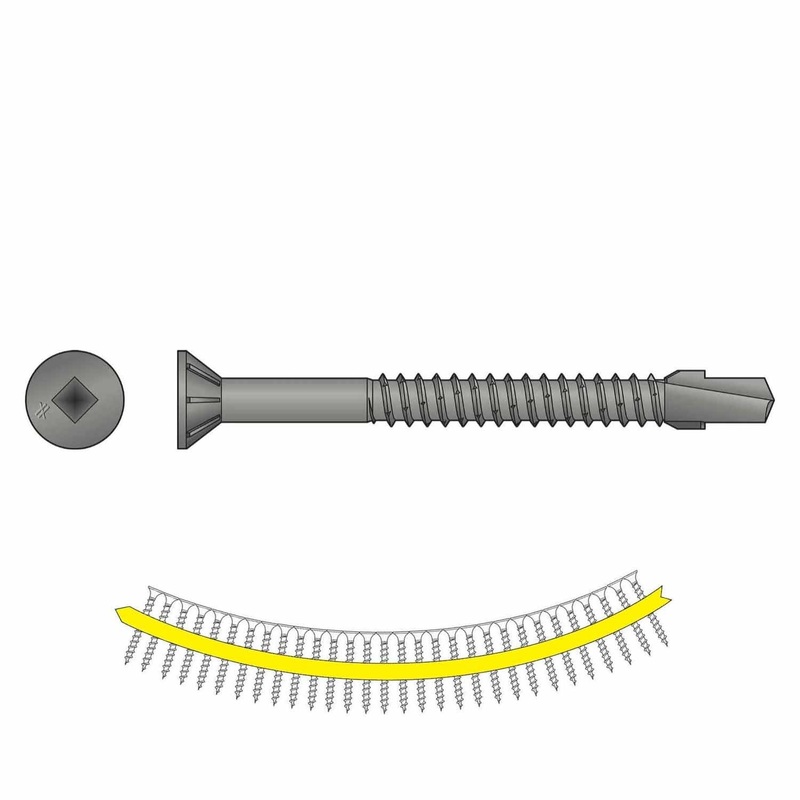 Simpson Strong-Tie TBG1260S (#12 x 2-3/8) Strong-Drive TB Wood-to-Steel Screw Collated N2000 (1000 Pack)