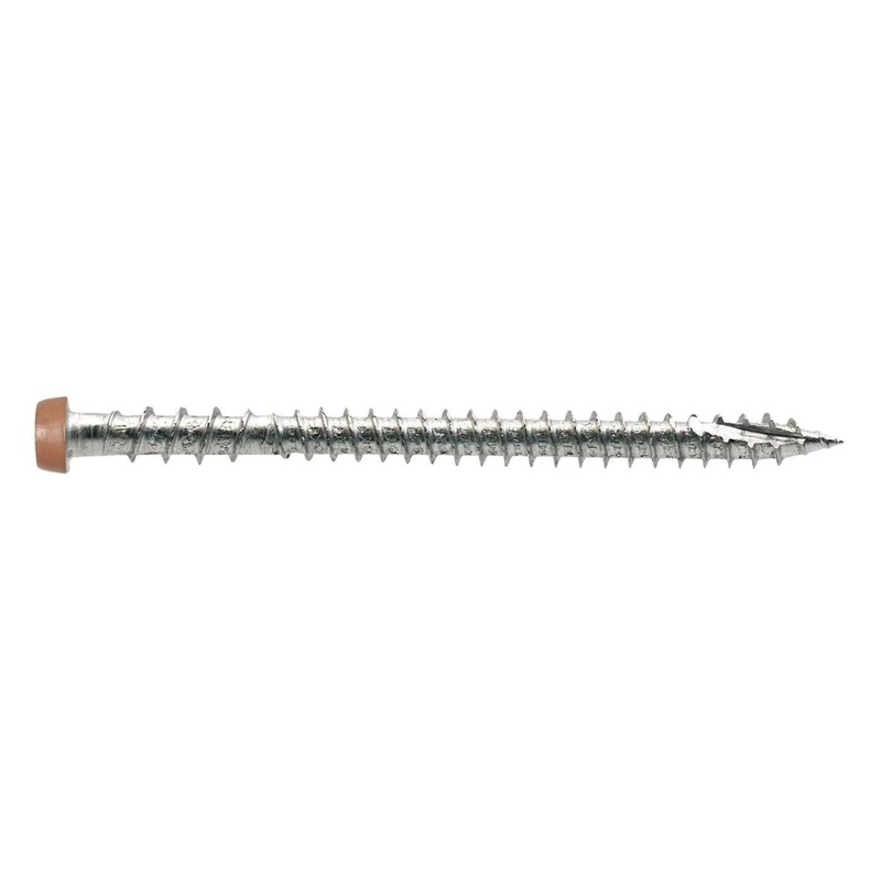 Simpson Strong-Tie DCU234P305TN03 (#10 x 2-3/4) Deck-Drive DCU Composite Screw T20, Type 305, Tan 03 (350 Pack)