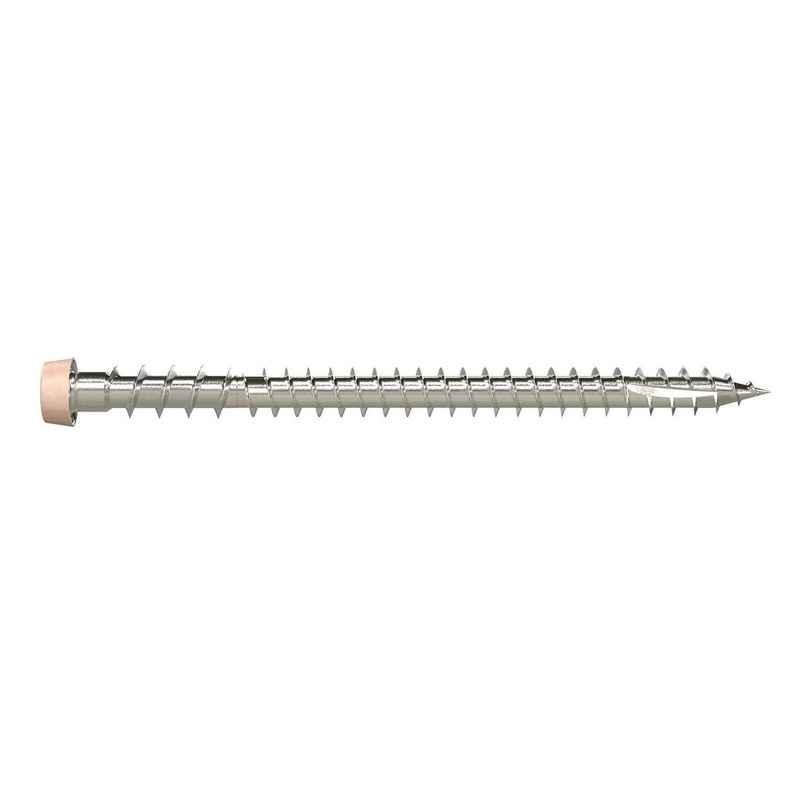 Simpson Strong-Tie DCU234P305TN05 (#10 x 2-3/4) Deck-Drive T20 DCU Composite Screw, Type 305, Tan (350 Pack)