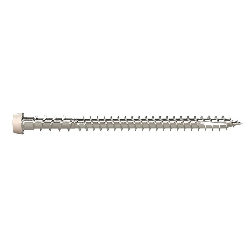 Simpson Strong-Tie DCU234P316GR05 (#10 x 2-3/4) Deck-Drive T20 DCU Composite Screw Type 316, Gray 05 (350 Pack)