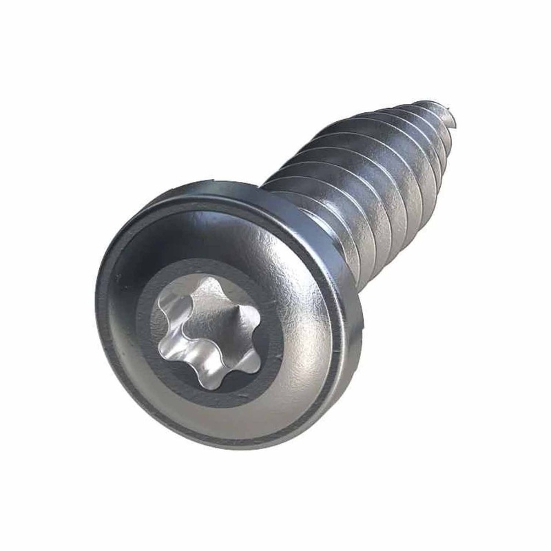 Simpson Strong-Tie FPH34B1018-5K (#10 x 3/4) T20 Flat Pan-Head Screw Clear Zinc Coating (5000 Pack)