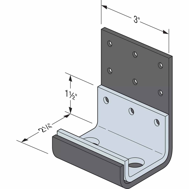 Simpson Strong-Tie RCKW3DS-R10 (3) Two-Anchor Kneewall Connector Stiffener (10 Pack)