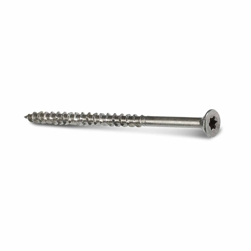 Simpson Strong-Tie S10250WPP (#10 x 2-1/2 T-25) Deck-Drive DWP Wood SS Screw Flat Head Type 305 (350 Pack)