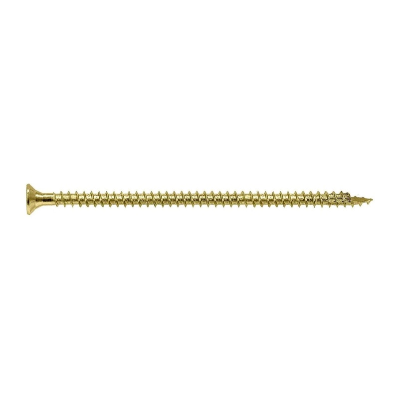 Simpson Strong-Tie SDCF22700-R50 (0.315 x 7) Strong-Drive SDCF Timber-CF Screw T40, Yellow Zinc (50 Pack)