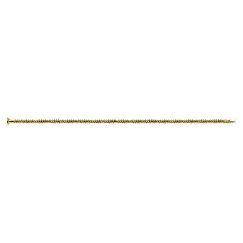 Simpson Strong-Tie SDCF272358-R25 (0.390 x 23-5/8) T50 Yellow Zinc TIMBER-CF Screw (25 Pack)