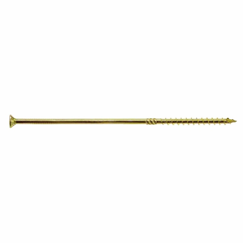 Simpson Strong-Tie SDCP22912 (0.315 x 9-1/2) Strong-Drive SDCP Timber-CP Screw T40, Yellow Zinc (250 Pack)