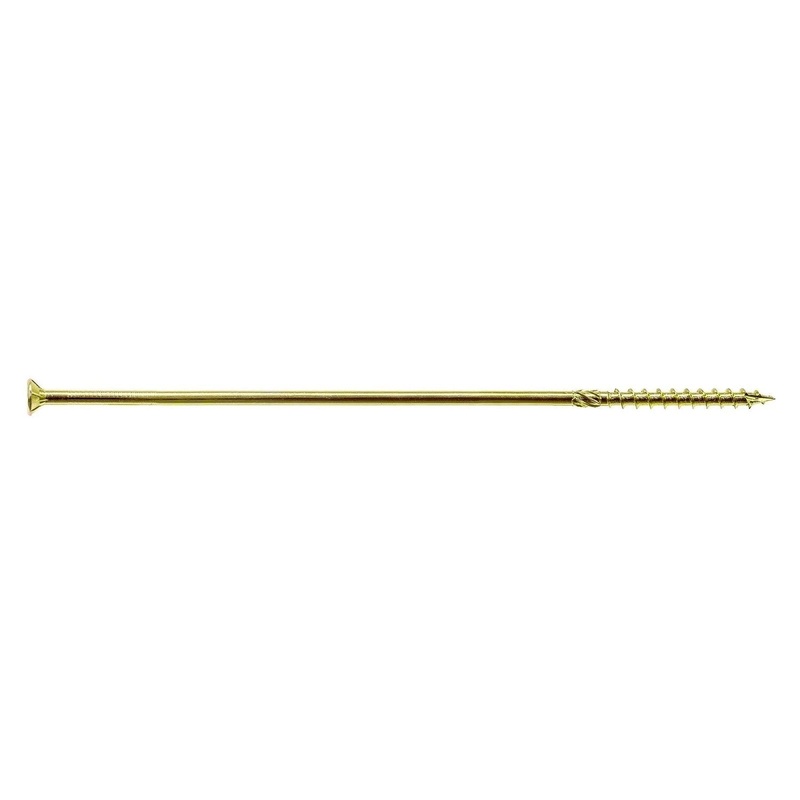 Simpson Strong-Tie SDCP271400-R25 (0.390 x 14 T40) Strong-Drive SDCP Timber-CP Screw, Yellow Zinc (25 Pack)