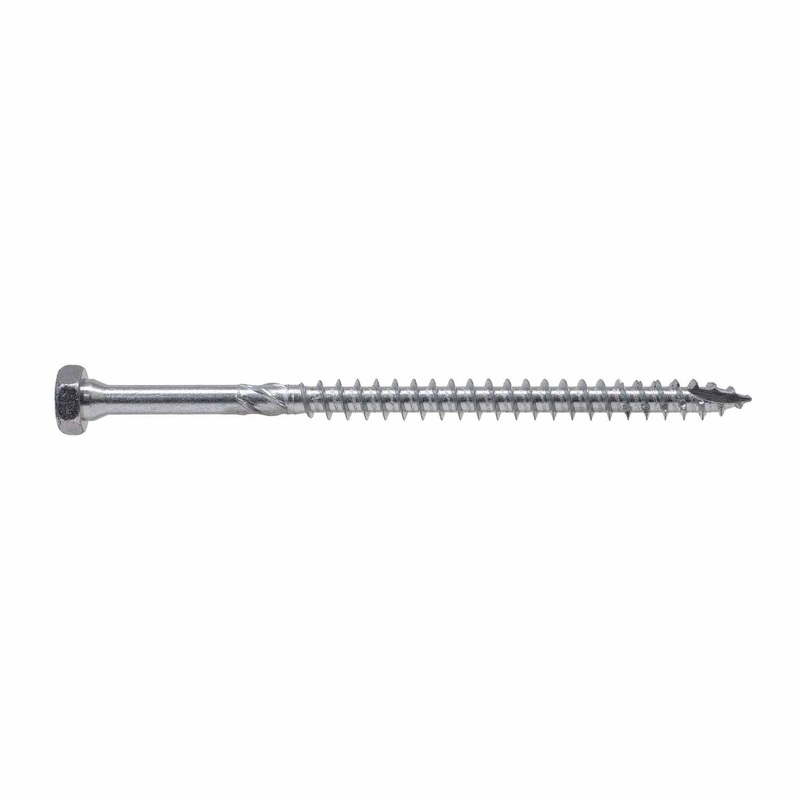 Simpson Strong-Tie SDHR27614 (0.275 x 6-1/4) Strong-Drive SDHR Combo-Head Screw, Blue Zinc (100 Pack)