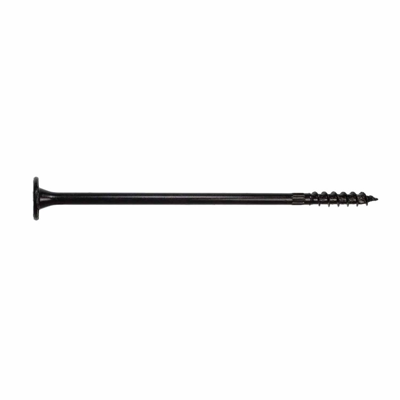 Simpson Strong-Tie SDW22638MB (.220 x 6-3/8 x T40) Strong-Drive SDW Truss-Ply Screw 6-Lobe E-coat (200 Pack)
